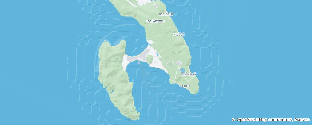 Carte de îles Phi Phi