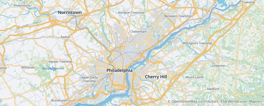 Carte de Philadelphie