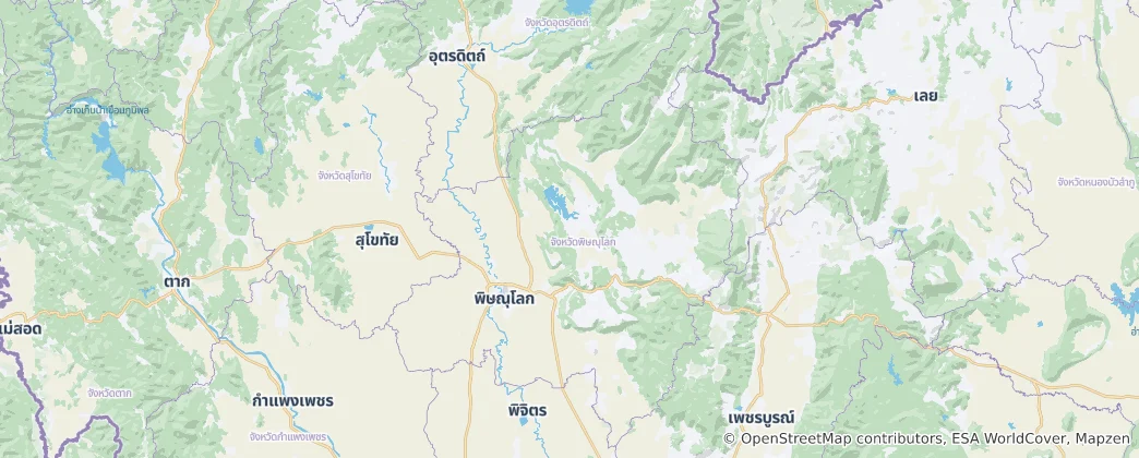 Map of Phitsanulok