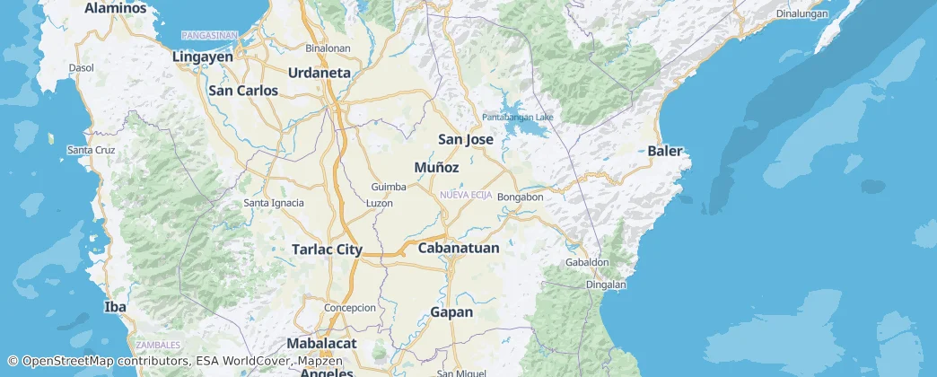 Nueva Ecija — Térkép