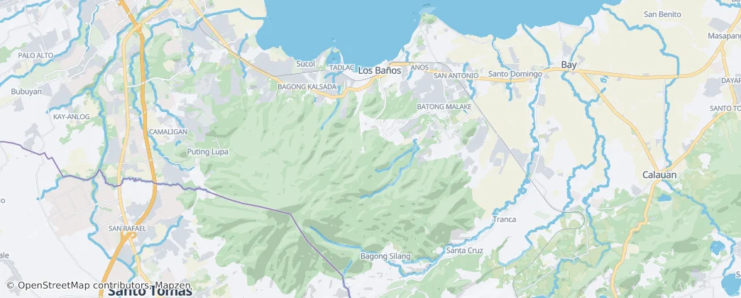 Los Baños — Mappa