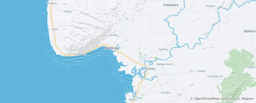 Mapa De Maribojoc