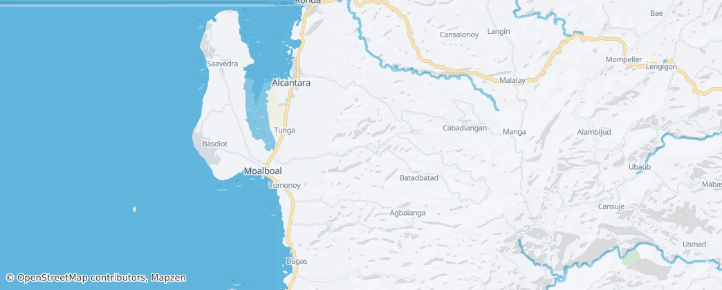 Moalboal — mapa