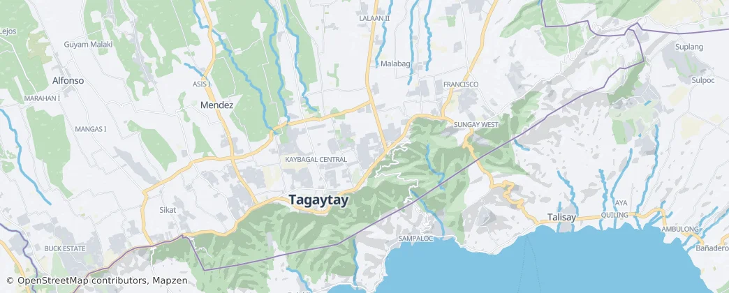 Tagaytay City — Karte