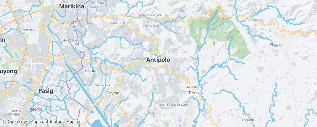 Antipolo — Harita