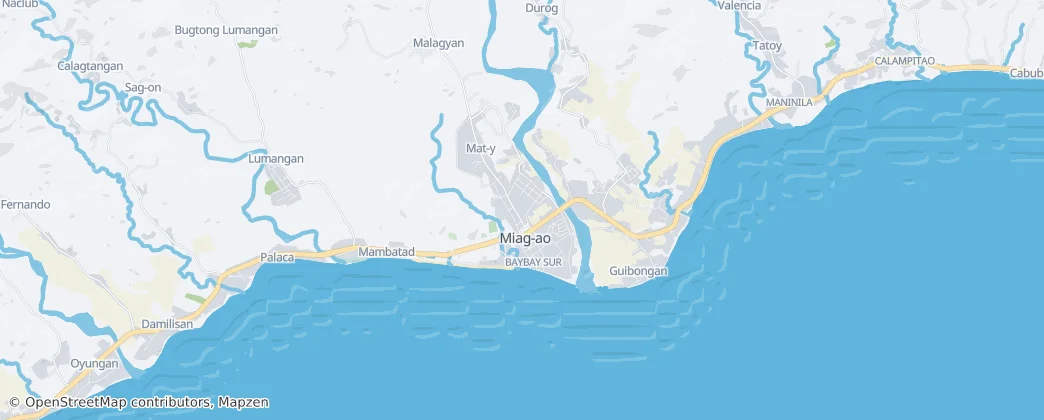 Miagao — Mapa