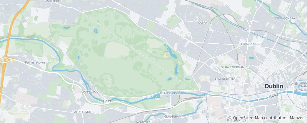 Map of Phoenix Park