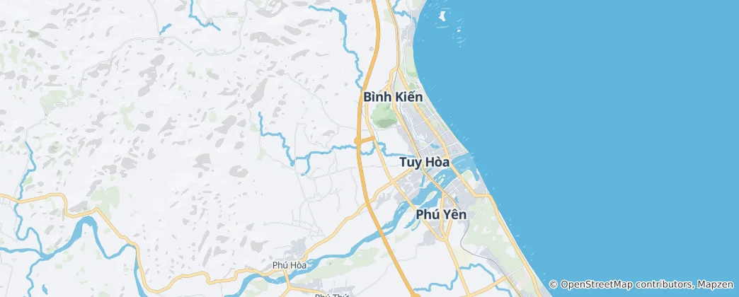 Carte de District de Phu Hoa