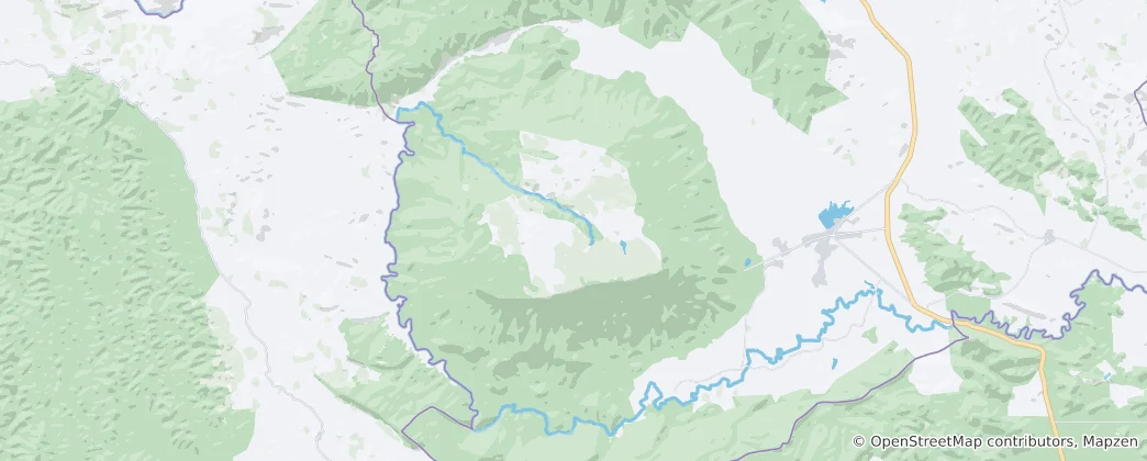 Mappa di Phu Kradueng National Park