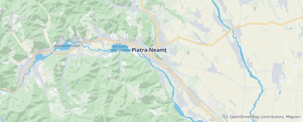 Karte von Piatra Neamț