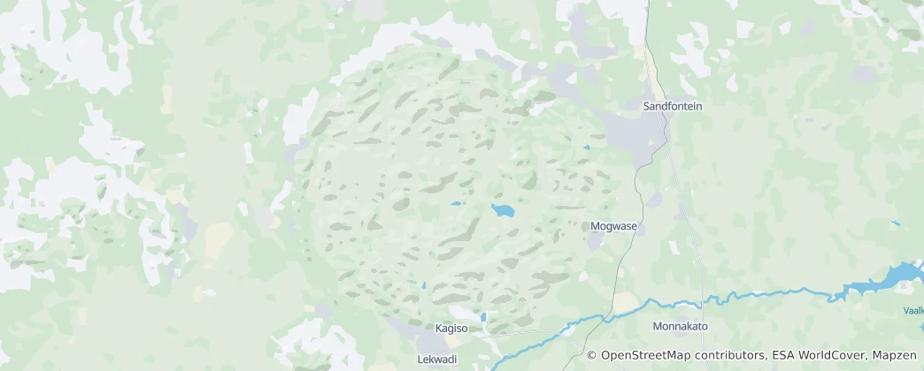 Map of Pilanesberg National Park