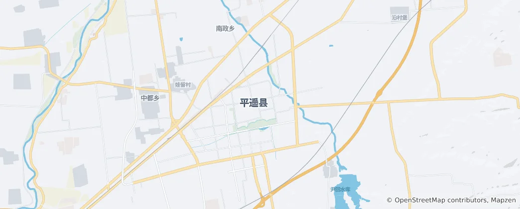 Mapa Pingyao