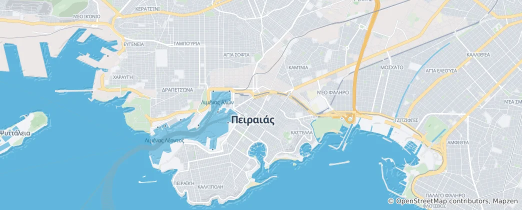 Map of Pireas