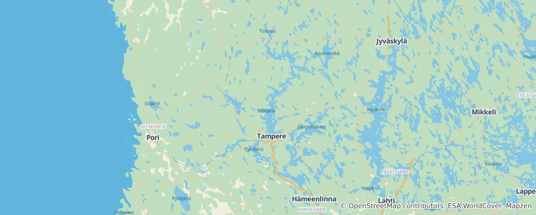 Térkép: Pirkanmaa