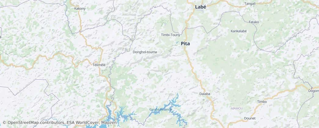 Pita — Map