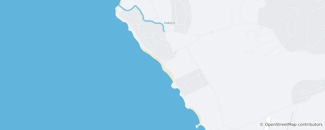 Mappa di Playa Negra