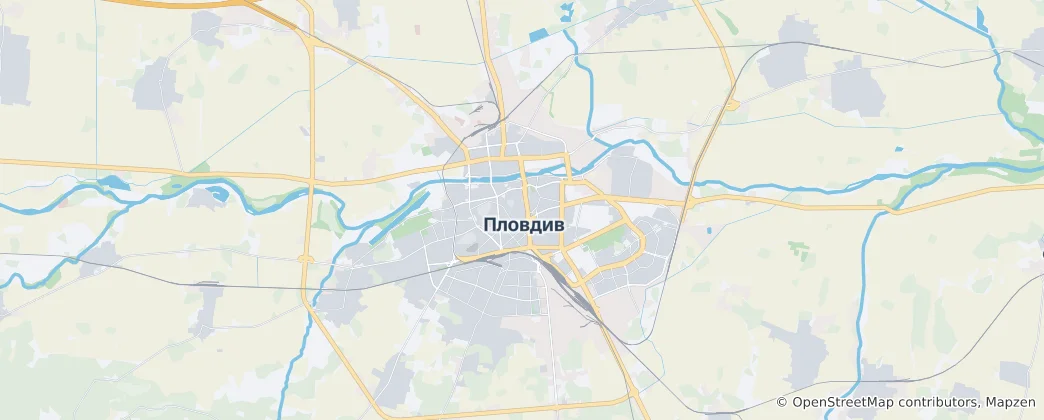 Map of Plovdiv
