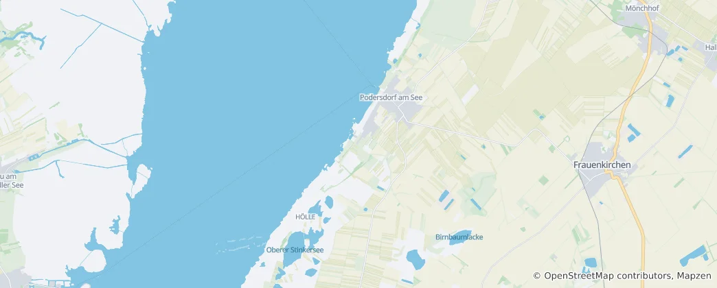 Mappa di Podersdorf am See