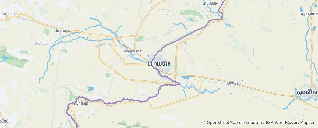 Térkép: Poipet