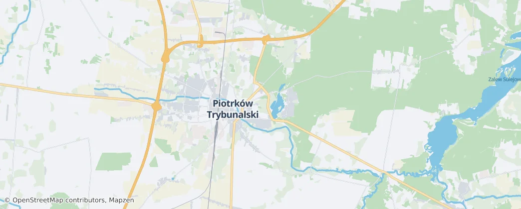 Piotrków Trybunalski — 地图