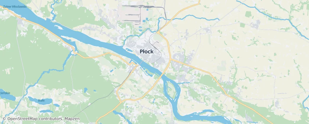 Powiat Płocki — Karte