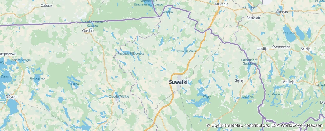 Suwałki Haritası