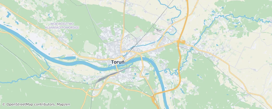 distretto di Toruń — Mappa