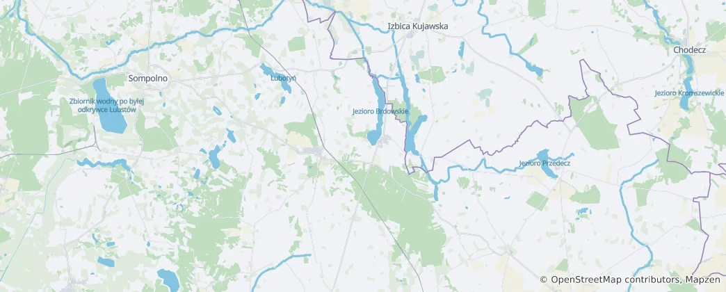 Map of Gmina Babiak