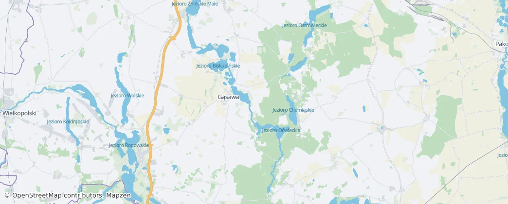 Gmina Gąsawa — 地图