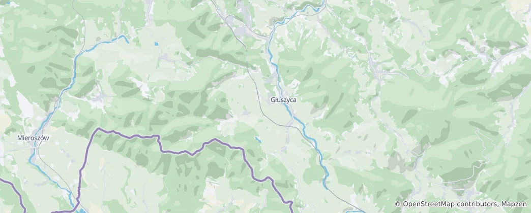 Karte von Gmina Głuszyca
