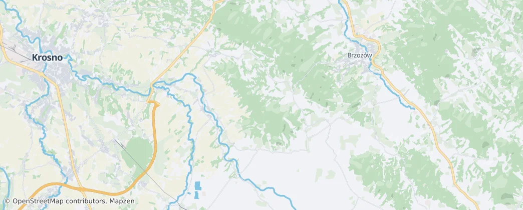 Gmina Haczów — 地图