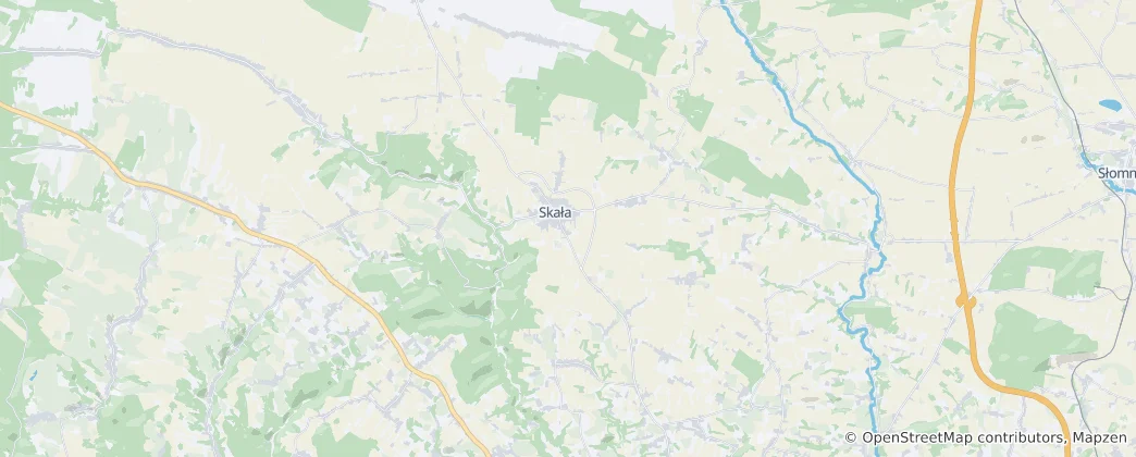 Mapa Skała