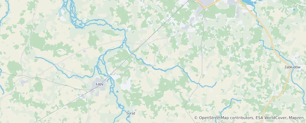 Turośń Kościelna Haritası