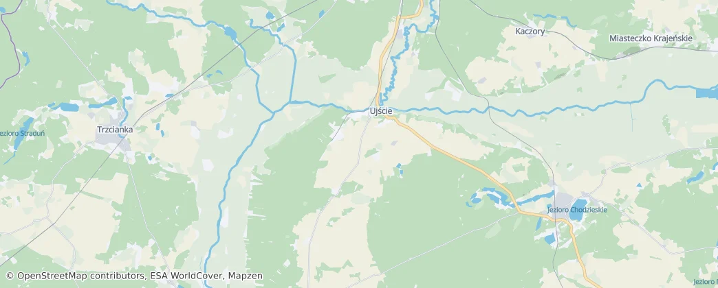 Map of Gmina Ujście