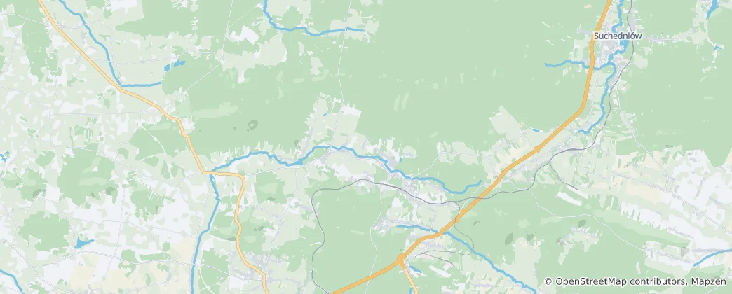 Mappa di Zagnańsk