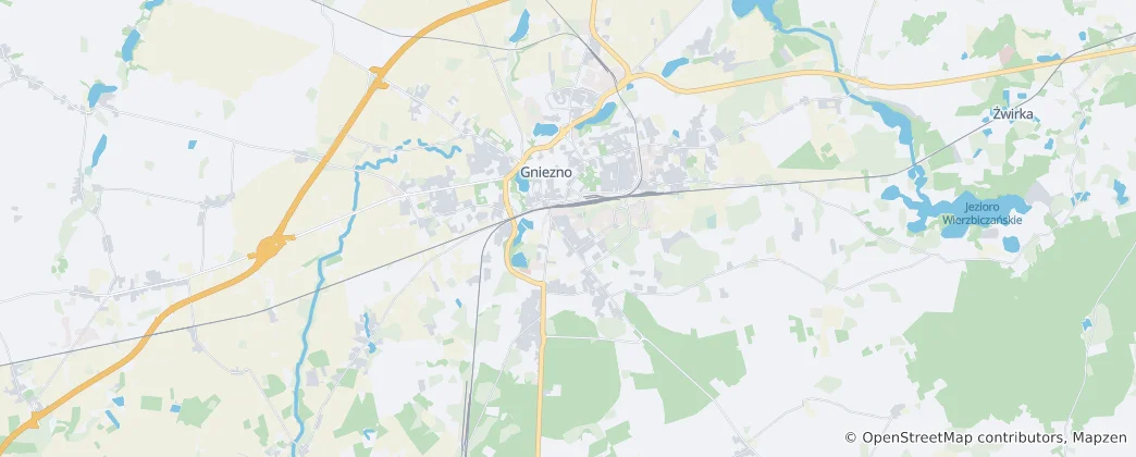 Mapa Gmina Gniezno