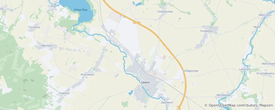 Térkép: Jawor