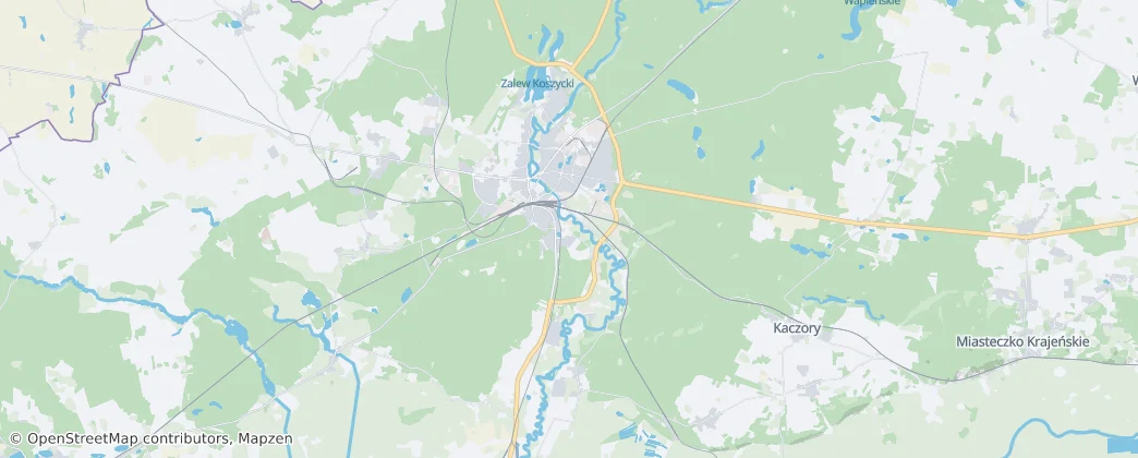 Mapa de Piła