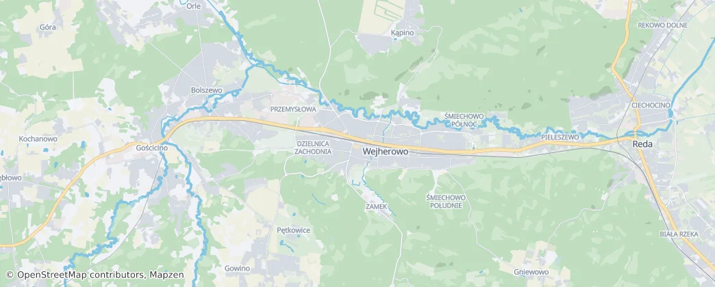 Gmina Wejherowo — 地图