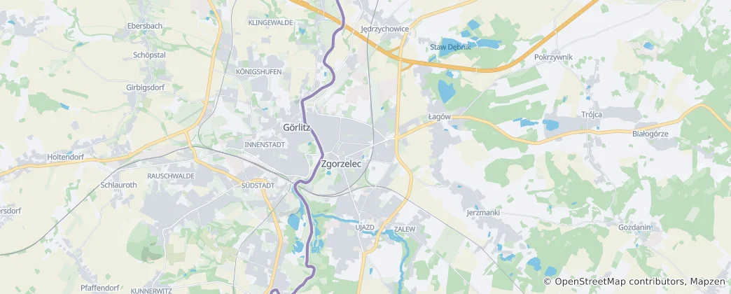 Mapa De Zgorzelec
