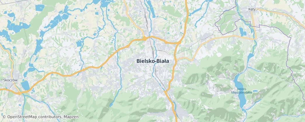 别尔斯科-比亚瓦 — 地图
