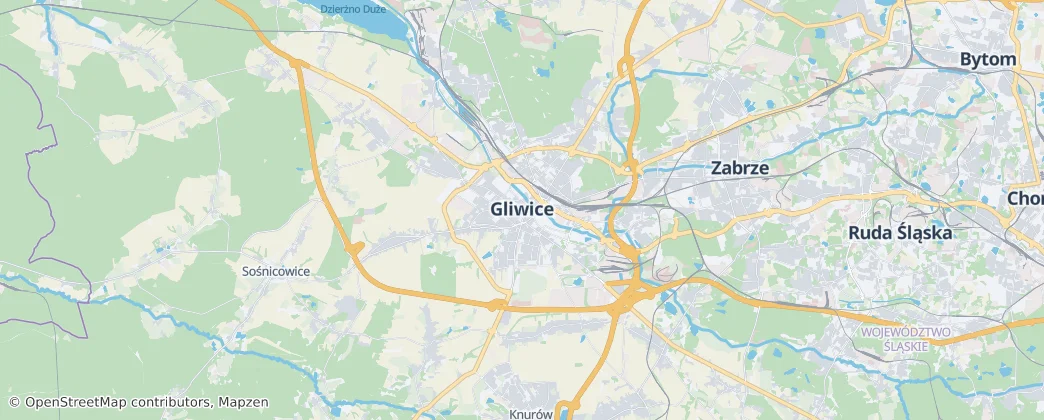 格利维采 — 地图