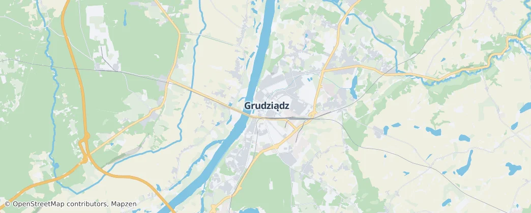 Grudziądz — mapa