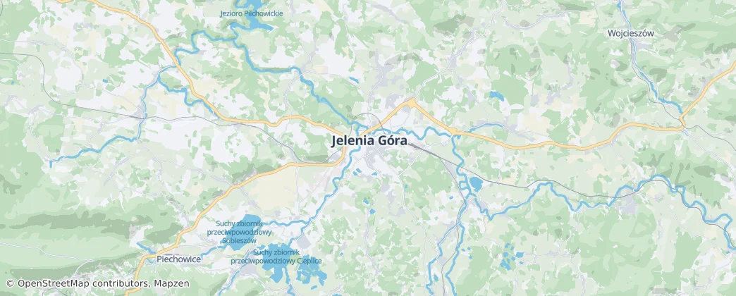 Jelenia Góra — Map