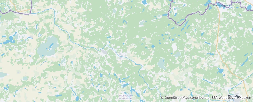 Карта Полоцкий район