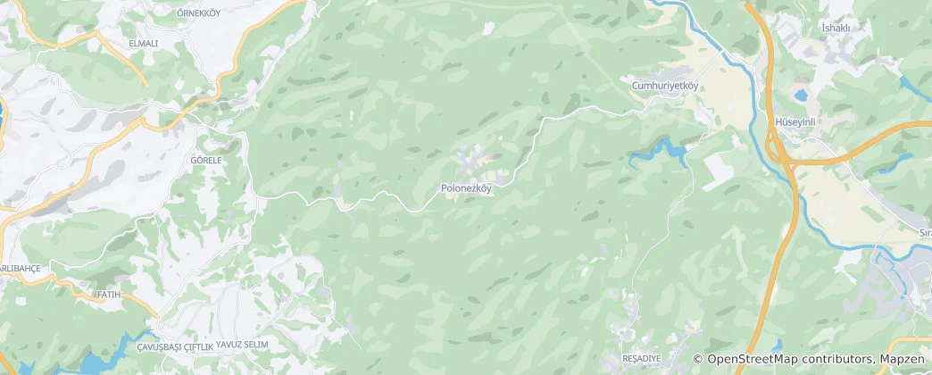 Mappa di Polonezköy Mahallesi