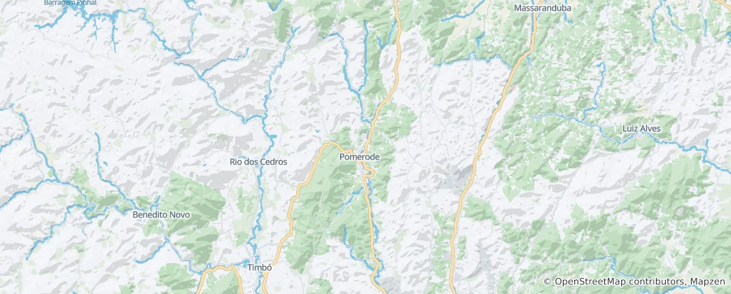 Map of Pomerode