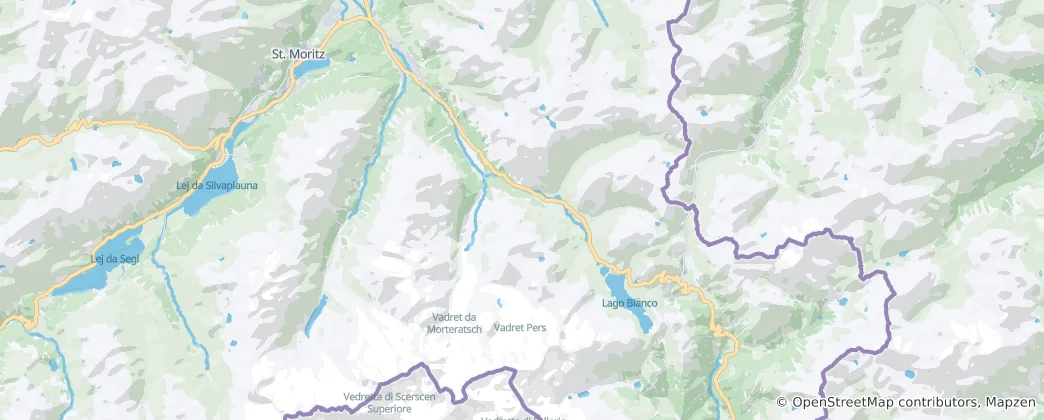 Mappa di Pontresina