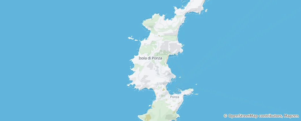 Karte von Ponza