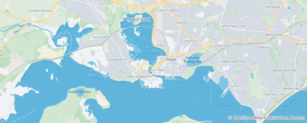 Map of Poole